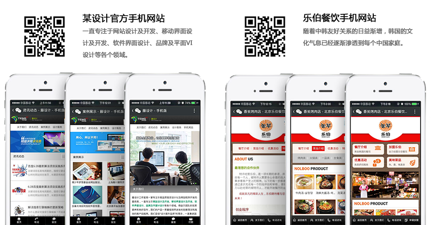 手機網(wǎng)站制作客戶案例